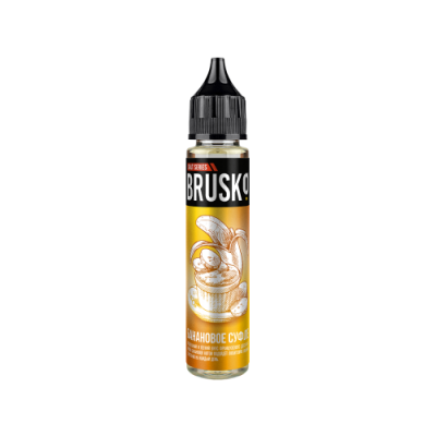 Жидкость Brusko SALT Банановое Суфле 30мл 20мг Жидкость Brusko SALT Банановое Суфле 30мл 20мг