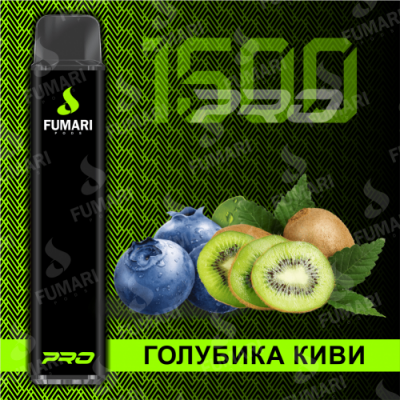 Электронная сигарета Фумари Про 1500 затяжек Голубика Киви (Fumari Pods 1500 Pro Blueberry Kiwi) Электронная сигарета Фумари Про 1500 затяжек Голубика Киви (Fumari Pods 1500 Pro Blueberry Kiwi)