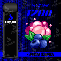 Электронная сигарета Фумари Подс Супер 1200 затяжек Черника Жвачка (Fumari Pods 1500 Super Blueberry Bubblegum) Электронная сигарета Фумари Подс Супер 1200 затяжек Черника Жвачка (Fumari Pods 1500 Super Blueberry Bubblegum)