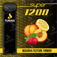 Электронная сигарета Фумари Подс Супер 1200 затяжек Малина Персик Лимон (Fumari Pods 1500 Super Raspberry Peach Lemon) Электронная сигарета Фумари Подс Супер 1200 затяжек Малина Персик Лимон (Fumari Pods 1500 Super Raspberry Peach Lemon)