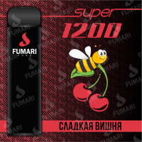 Электронная сигарета Фумари Подс Супер 1200 затяжек Сладкая Вишня (Fumari Pods Super 1500 Sweet Cherry) Электронная сигарета Фумари Подс Супер 1200 затяжек Сладкая Вишня (Fumari Pods Super 1500 Sweet Cherry)