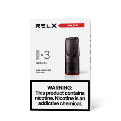 Картриджи RELX Pod Pink Zest (Грейпфрут) (Старый) Картриджи RELX Pod Pink Zest (Грейпфрут) (Старый)