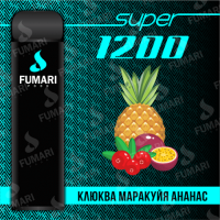 Электронная сигарета Фумари Подс Супер 1200 затяжек Клюква Маракуйя Ананас (Fumari Pods 1500 Super Cranberry Passionfruit Pineapple) Электронная сигарета Фумари Подс Супер 1200 затяжек Клюква Маракуйя Ананас (Fumari Pods 1500 Super Cranberry Passionfruit Pineapple)