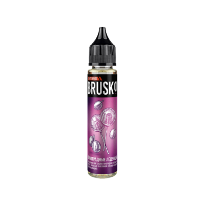 Жидкость Brusko SALT Виноградные Леденцы 30мл 20мг Жидкость Brusko SALT Виноградные Леденцы 30мл 20мг