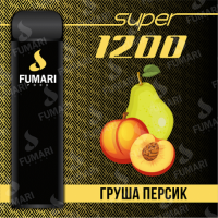 Электронная сигарета Фумари Подс Супер 1200 затяжек Груша Персик (Fumari Pods 1500 Super Pear Peach) Электронная сигарета Фумари Подс Супер 1200 затяжек Груша Персик (Fumari Pods 1500 Super Pear Peach)