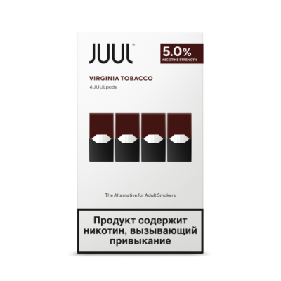 Картриджи JUUL Табак Вирджиния Картриджи JUUL Табак Вирджиния